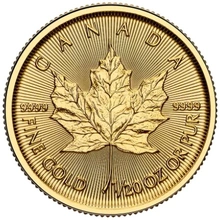Pièce Maple Leaf Or 1/20 Once 2025