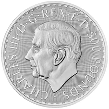 Pièce Britannia Argent 1 Kg 2025