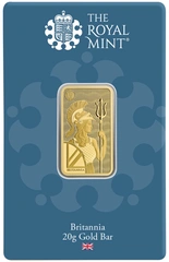 Lingot d'Or 20g Royal Mint Britannia