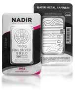 Lingot d'Argent 100g Nadir
