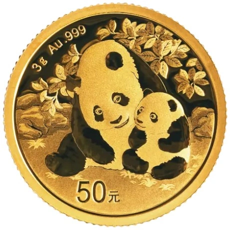 Pièce Panda Or 3g 2024