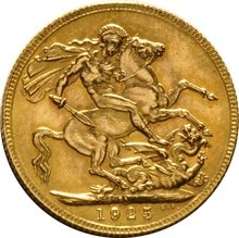 Pièce Souverain Or 1925 (SA)