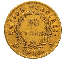 Pièce 20 Francs Or 1810 Napoléon I A