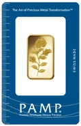 Lingot d'Or 1/2 Once Pamp Rosa