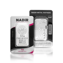Lingot d'Argent 50g Nadir