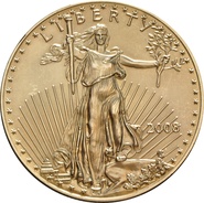 Eagle en or de 1 once- 2008