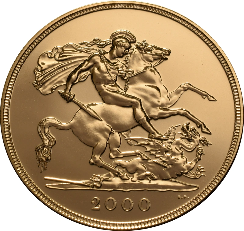 2000 Gold £5 Coin Quintuple Sovereign
