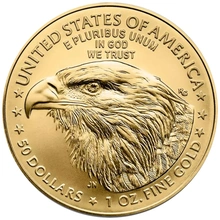 Pièce 50 Dollars Or American Eagle 1 Once 2024