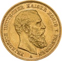 20 Mark Allemands en or- Friedrich III 1888