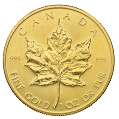 Pièce Maple Leaf Or 1 Once 1979