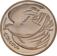 Pièce d'or de 2 livres sterling de 1995 : Colombe de la paix de la Seconde Guerre mondiale