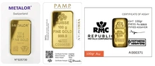 Lingot d'Or 100g Notre Choix Neuf