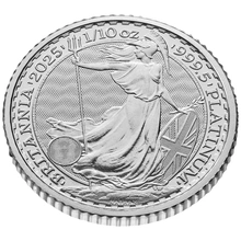 Pièce Britannia Platine 1/10 Once 2025