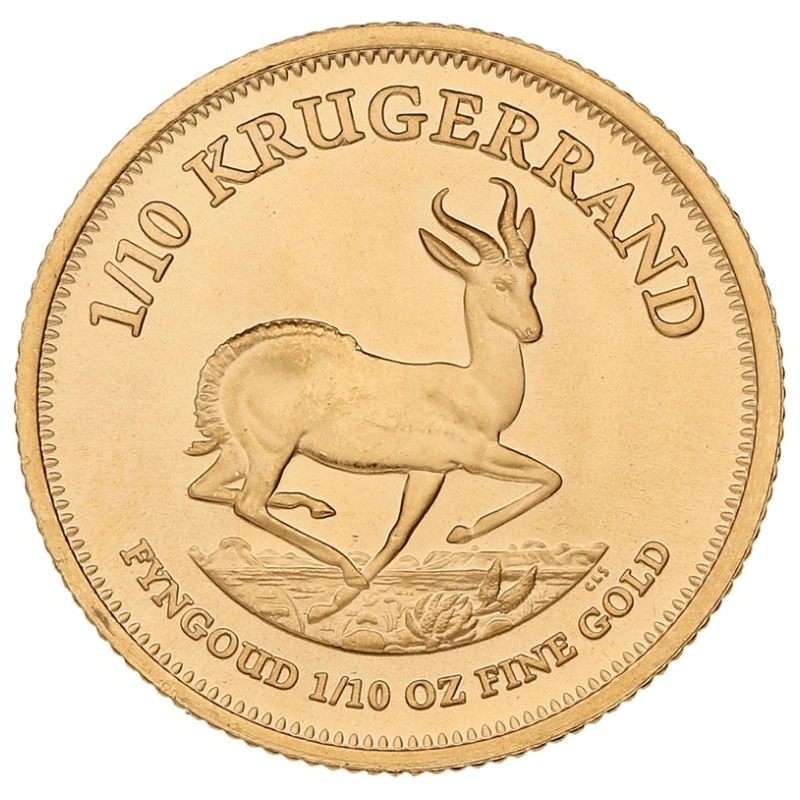 Pièce Krugerrand Or 1/10 Once Notre Choix