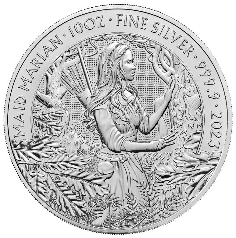 Pièce Mythes et Légendes Argent 10 Once 2023 Maid Marian