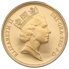 Pièce d'or de 2 livres sterling de 1996 (double souverain)