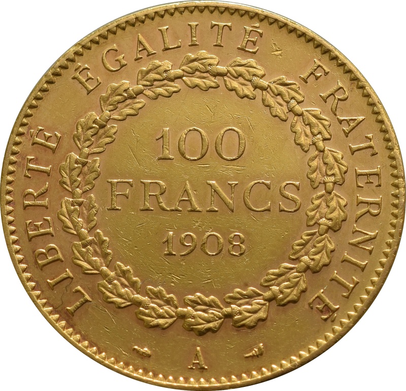 100 Francs - Génie or (1878 - 1913)