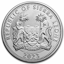 Pièce Dieux Égyptiens Isis Sierra Leone Argent 1 Once 2023