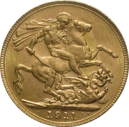 Pièce Souverain Or 1911 (P)