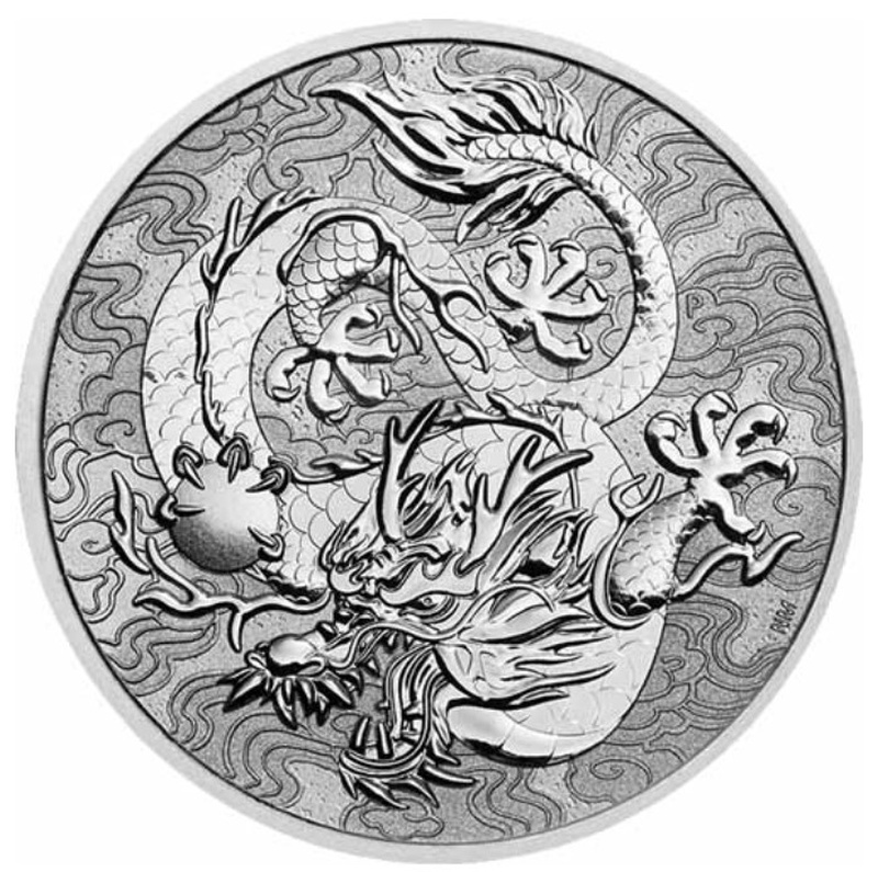 Piece en argent de 1 once Dragon Collection Mythes et légendes