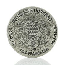 Pièce Reliques Égyptien Ramsès II Post Mortem Argent 2 Onces