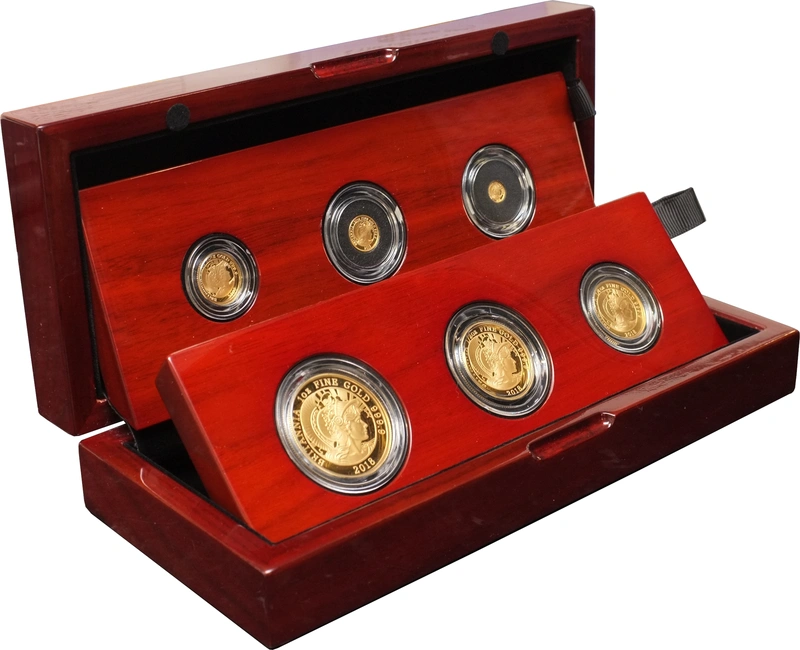 6 Pièces Britannia Or 2018 BE en Boîte