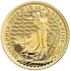 Pièce Britannia Or 1/2 Once 2023 Charles III