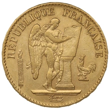 Pièce 20 Francs Or Génie 3ème République 1879 A