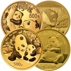 Pièces Or Panda 30 grammes