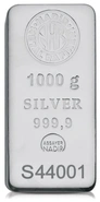 Lingot d'Argent 1Kg Nadir