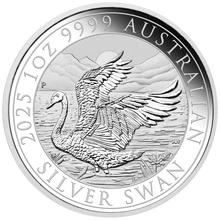 Pièce Cygne Australienne Argent 1 Once 2025