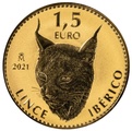 Lynx Ibérique d'une once en or - 2021