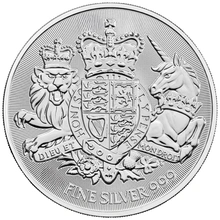 Pièce Royal Arms Argent 1 Once 2026