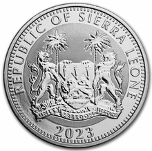 Pièce Dieux Égyptiens Osiris Sierra Leone Argent 1 Once 2023
