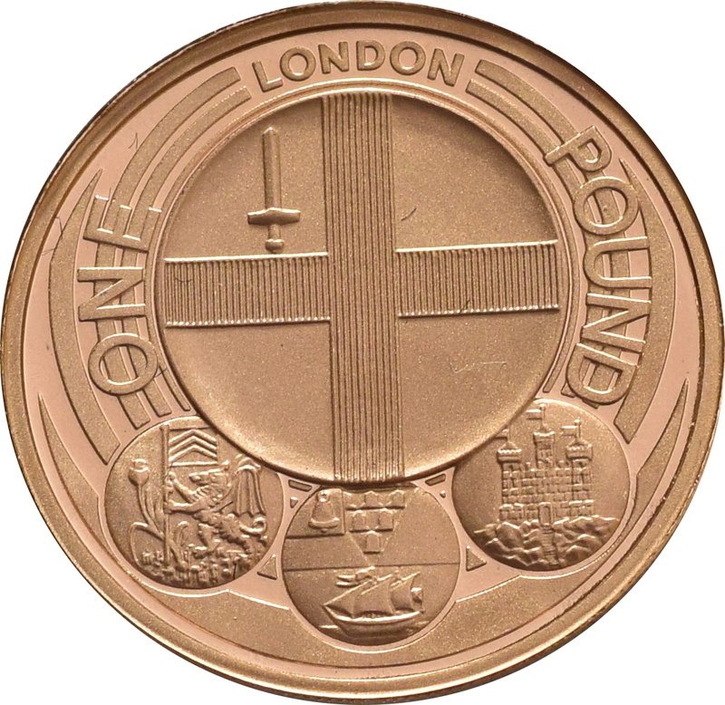 £1 One Pound Proof Gold Coin - Capital Cities -2010 London coin only