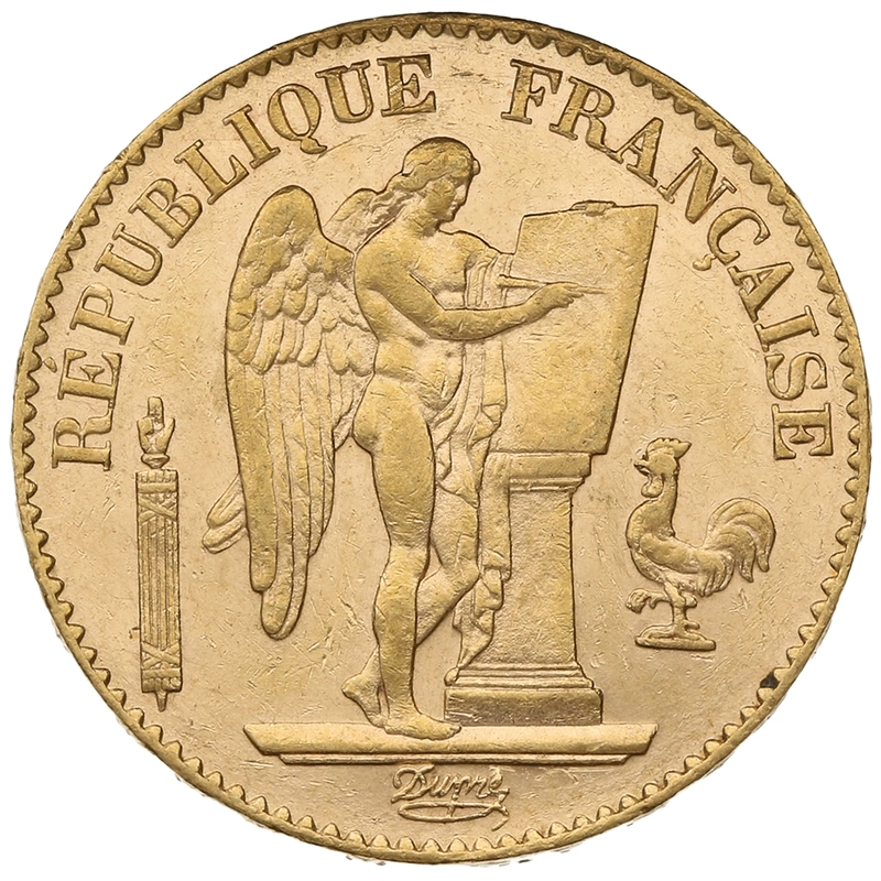 Pièce 20 Francs Or 1890 Génie A