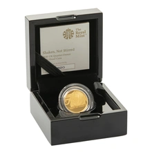 Pièce Or Proof 1/4 Once James Bond Shaken Not Stirred dans son Coffret de Présentation 2020