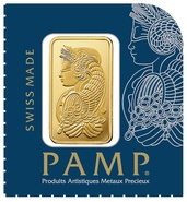 Lingot d'or de 1 gramme - PAMP (Multicard)