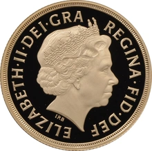 Pièce d'or de 2 livres sterling de 2007 (double souverain)