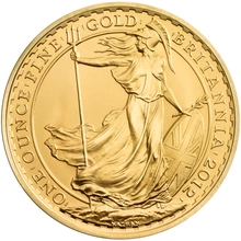 Pièce Britannia Or 1 Once 2012
