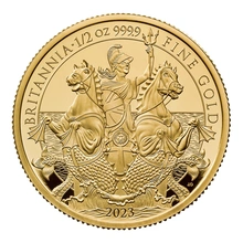 Ensemble de six pièces d'or Britannia 2023