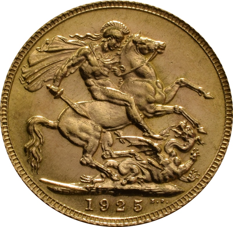 1925 Gold Sovereign - King George V - London