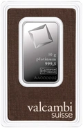 Lingots de platine 50 grammes