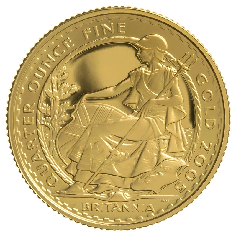 Pièce Britannia Or 1/4 Once 2005 BE