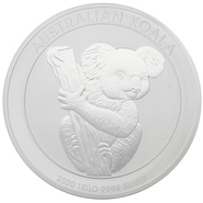 Koala en argent de 1kg - 2020