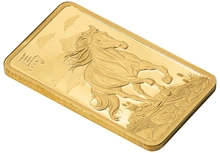 Lingot d'or 5 g 2026 Année du Cheval PAMP