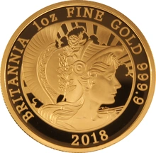 6 Pièces Britannia Or 2018 BE en Boîte