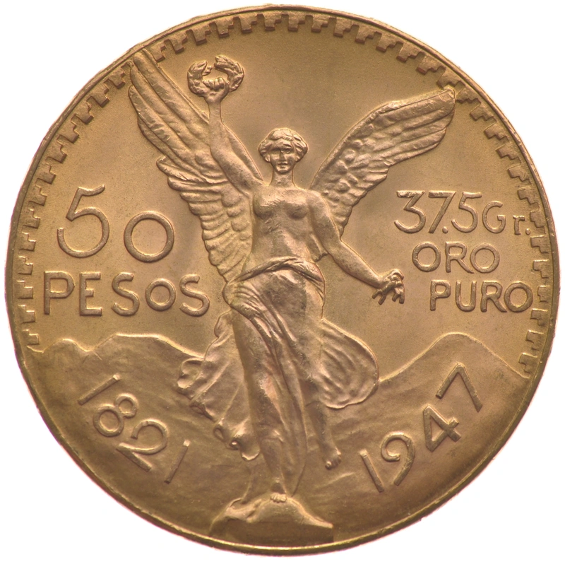 Pièce 50 Pesos Or Mexicain
