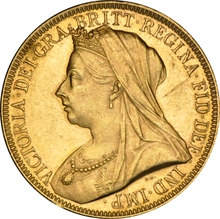 Double Souverain Or 1893 NGC MS61