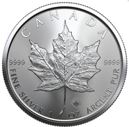 Maple Leaf en argent de 1 once - 2022